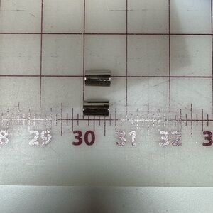 Cord ends, drawstring ends, cord aglets 12mm